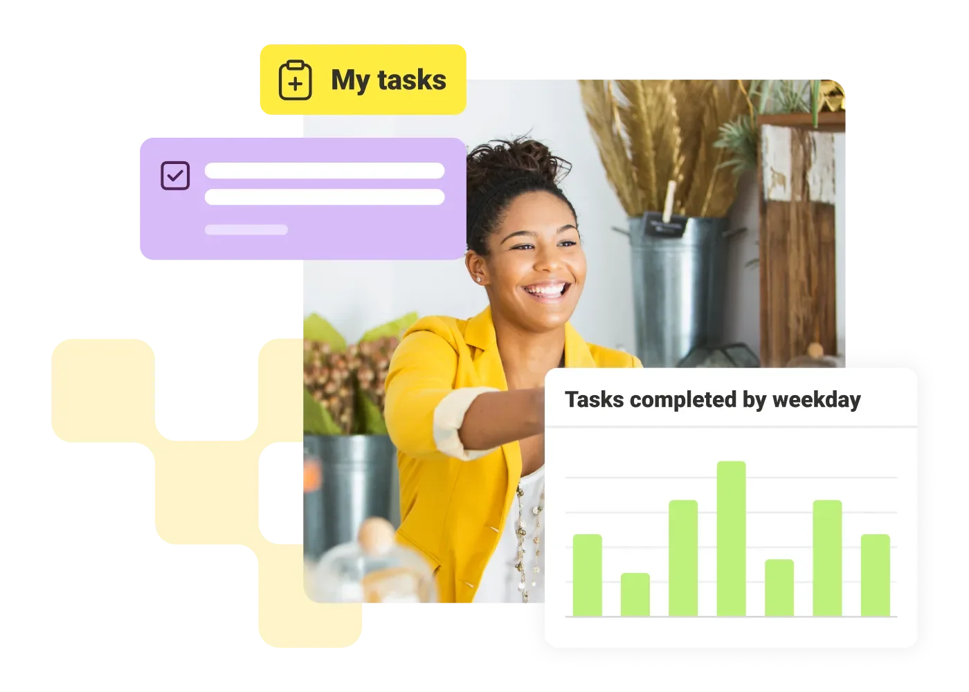 進捗をリアルタイムに把握し、フォローを迅速に
